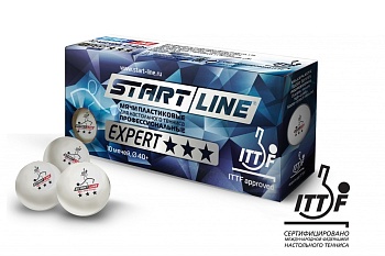 Теннисные мячи EXPERT 3*, 10 мячей в упаковке